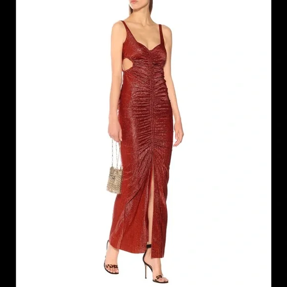 knee length dresses for ladies Mac Duggal 68018: Captivating Metallic A-Line Dress – Mydressline